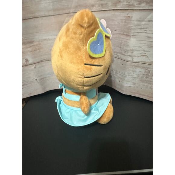 Sanrio Hello Kitty Suntan Tropical 9” Plush Tan Sun-Kissed - Picture 4 of 8